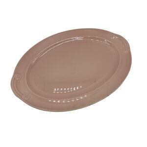 Vtg Platter in Pastel Pink Luray Pattern Deco Style TST Taylor Smith Taylor 13"
